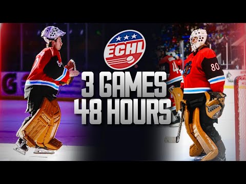 Видео: Я сыграл 3 игры за 48 часов в ECHL