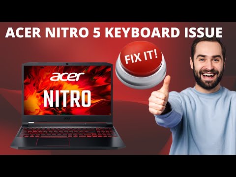 Видео: Как исправить проблемы с клавиатурой игрового ноутбука | Acer Nitro 5