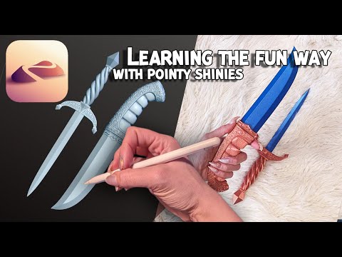 Видео: Основы Nomad Sculpt: реквизиты для скульптурирования твердых поверхностей на 3DPrint