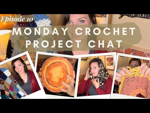 Видео: Чат по вязанию крючком в понедельник, выпуск 10 | Уютные проекты, разговоры о пряже и творческие ...