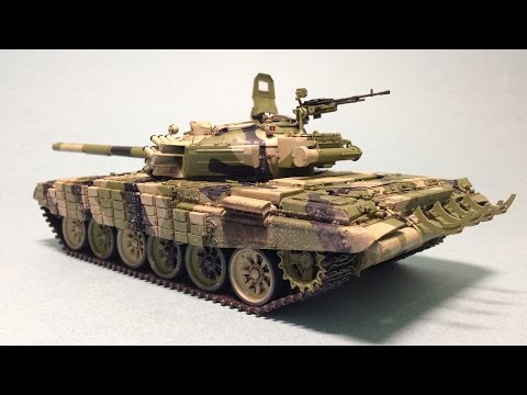 Видео: Т-72Б (Trumpeter) Часть 7