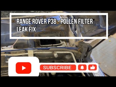 Видео: Range Rover P38 - Вода в нишах для ног, ремонт корпуса салонного фильтра.