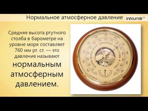 Видео: Атмосферное давление