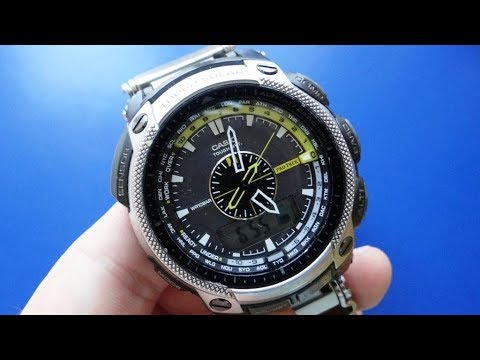 Видео: Обзор часов Casio Pro-Trek PRW-5000T-7E