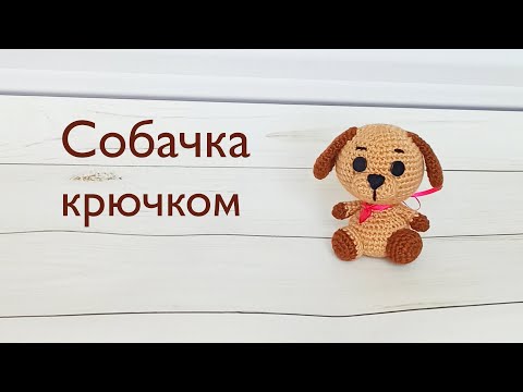 Видео: Собака амигуруми . Вязаные игрушки . Амигуруми мастер класс . Amigurumi dog . Часть 2