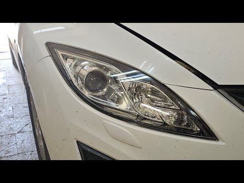 Видео: Mazda 6 GH плохо светят фары, заменили линзы нa biled