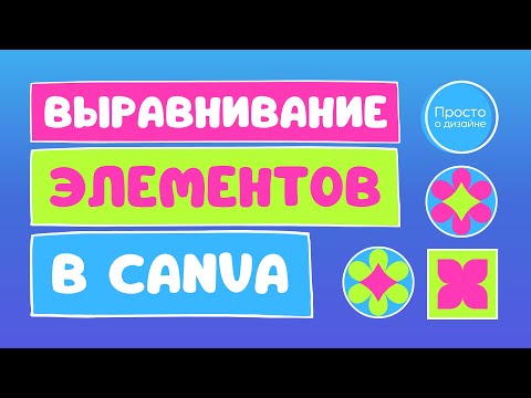 Видео: Выравнивание элементов и текстов в Canva