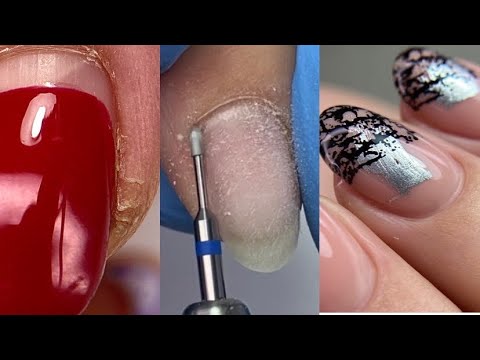 Видео: ДУБОВАЯ кутикула как справиться? / Коррекция ногтей на клиенте /Маникюр / Стемпинг