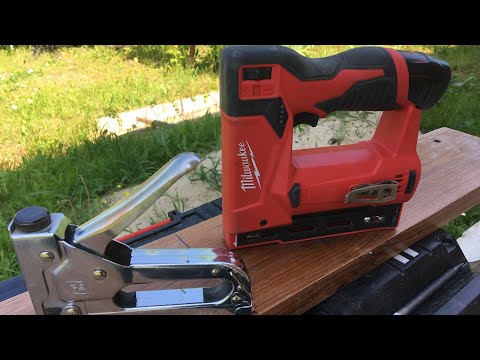 Видео: ПОДРОБНЫЙ ОБЗОР - степлер Milwaukee M12