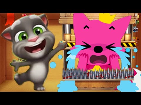 Видео: Том Хиро против Пинкфонга против Horror Press Machine | Kick The Buddy