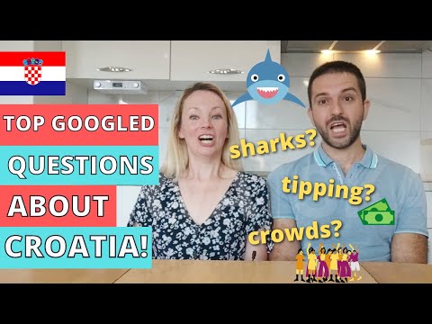Видео: Самые популярные вопросы в Google о Хорватии! Есть ли там акулы? Стоит ли давать чаевые? Лучшее в...