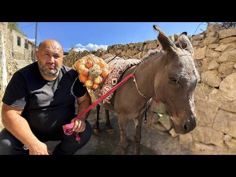 Видео: Он живёт, как раньше. Кавказский быт и суп из мешка лука