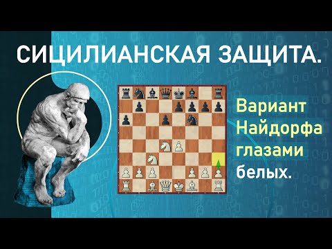 Видео: Сицилианская защита. Вариант Найдорфа белыми 6.н3