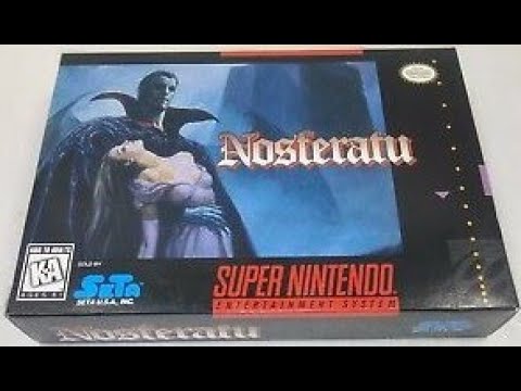 Видео: Super Nintendo (Snes) 16-bit Nosferatu Полное прохождение