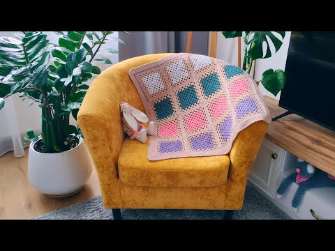 Видео: ДЕТСКИЙ ПЛЕД "КИНДЕР-СЮРПРИЗ" 🧶 #пледкрючком 