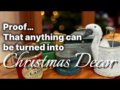 Видео: ВСЁ МОЖЕТ СТАТЬ РОЖДЕСТВЕНСКИМ ДЕКОРОМ. Перевороты на блошином рынке: неожиданный рождественский ...