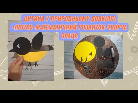 Видео: Дитина у природньому довкіллі + елементи  логічного мислення+творча праця