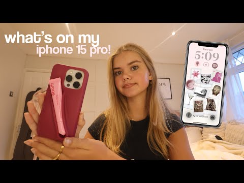 Видео: Что у меня на iPhone 15 Pro! ⭐️⭐️ *обновлено для школы