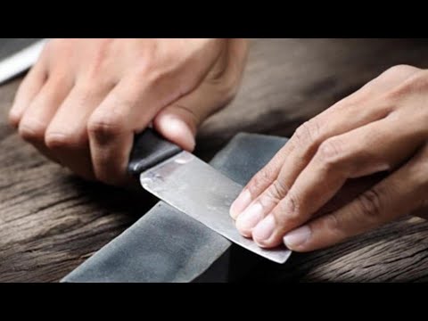 Видео: Заточка обувного ножа. Мой способ.
