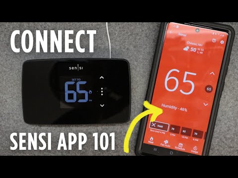Видео: Emerson SENSI ST25 Lite — подключение приложения и 7-дневное программирование | МЕНЮ Настройки Ус...