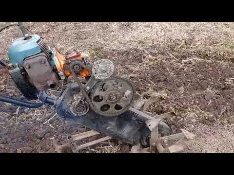 Видео: Мотофреза из бензопилы "УРАЛ"
