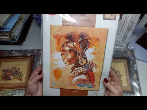 Видео: МОЯ КОЛЛЕКЦИЯ НАБОРОВ ДЛЯ ВЫШИВКИ ОТ ФИРМЫ LANARTE