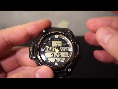 Видео: Супер часы CASIO No. 5176/барометр/альтиметр/градусник