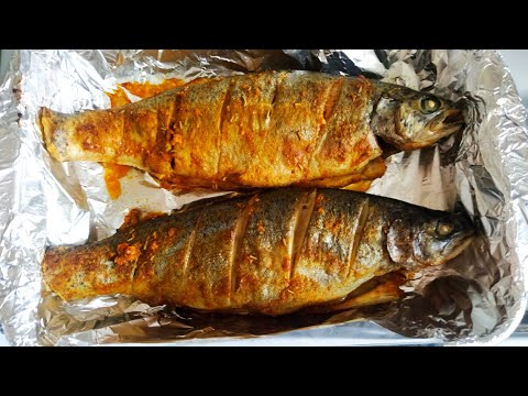 Видео: КАК ВКУСНО ПРИГОТОВИТЬ ФОРЕЛЬ В ДУХОВКЕ/ ФОРЕЛЬ, ЗАПЕЧЕННАЯ В ДУХОВКЕ ЦЕЛИКОМ