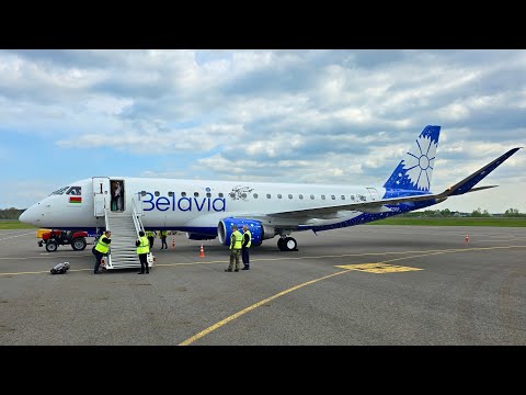 Видео: Embraer 175 а/к Белавиа | Рейс Москва — Брест