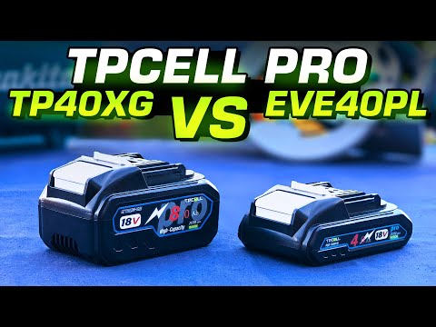 Видео: Апгрейд чемпиона! Аккумуляторы TPCELL Pro с ячейками TENPOWER-40XG. Технология Tabless