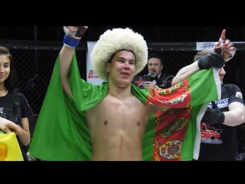 Видео: Туркменский боец Эмирхан Эсенов #turkmenistan #челны #уфа  #mma