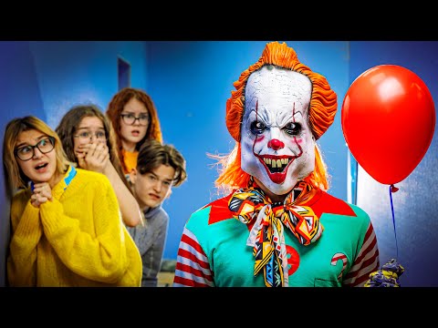 Видео: Экстремальные ПРЯТКИ от СТРАШНОГО КЛОУНА!