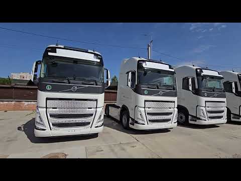 Видео: 4 тягача VOLVO FH500 с ретардой