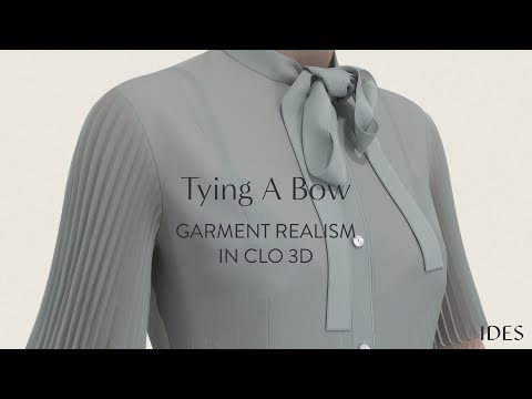 Видео: Как завязать настоящий бант в CLO 3D