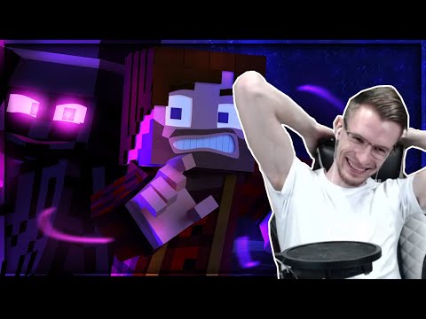 Видео: ЗАК СМОТРИТ КЛИП | Король Эндер Мира | Майнкрафт Эндермен Рэп