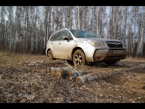 Видео: Разведка боем: Subaru Forester в роли танка на полигоне в невероятной грязи (из цикла Я и Авто)