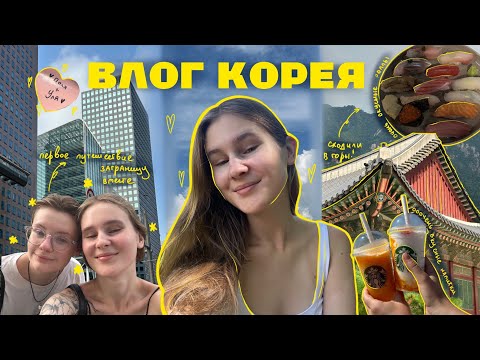 Видео: ВЛОГ КОРЕЯ 💌🤍 часть 1