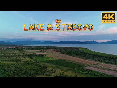 Видео: Panorama View Lake Prespa & Village Strbovo, Macedonia (2024) [Drone Video]【4K】Штрбово, Преспанско