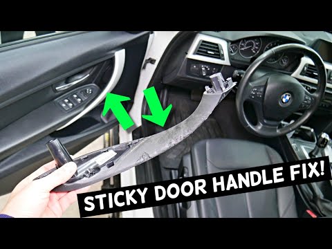 Видео: КАК ЗАМЕНИТЬ ЗАЛИПШУЮ ВНУТРЕННЮЮ РУЧКУ ДВЕРИ НА BMW F30 F31 F32 F33 F36 328i 320i 335i 340i 428i ...