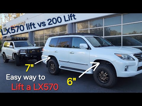 Видео: Подъемник LX570 $ против подъемника LC200 $$$$