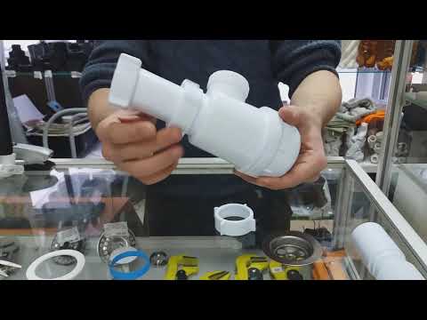 Видео: Сборка кухонного сифона А0115