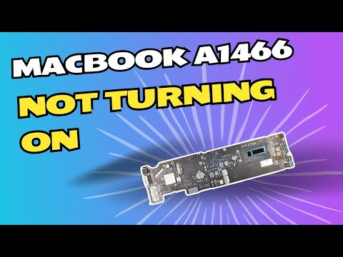 Видео: Apple MacBook Air A1466 не включается