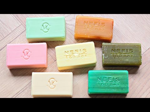 Видео: ASMR SOAP. ❤️❤️Резка сухого мыла. Satisfying video❤️❤️