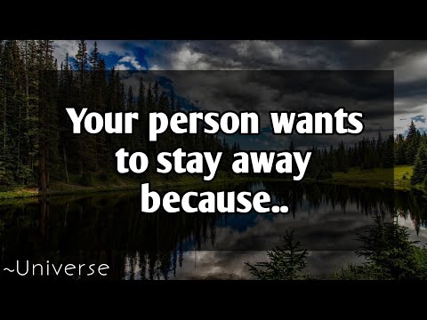 Видео: Ваш человек хочет держаться подальше только из-за... | Вселенная 😭✨️💫