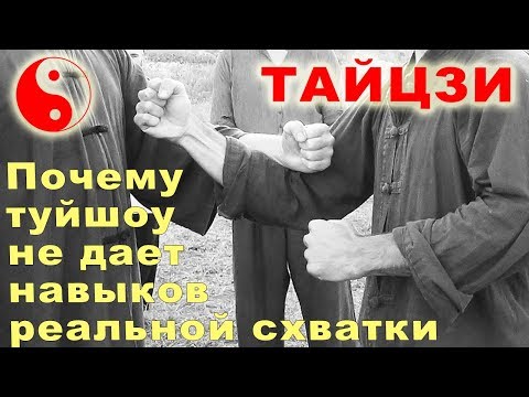 Видео: О тайцзи-цюань. Почему туйшоу не дает навыков реальной схватки