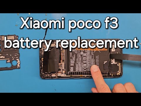 Видео: Замена аккумулятора Xiaomi poco f3 bm4y