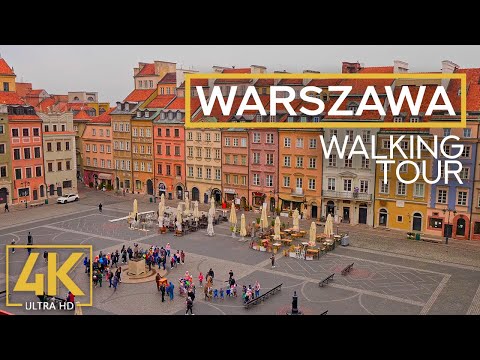 Видео: Изучение улиц Варшавы - прогулка по городу в столице Польши