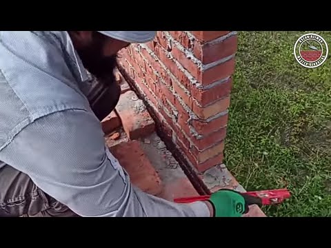 Видео: Дом по Немецкой инженерной технологий-качество забутовочной кладки кирпича