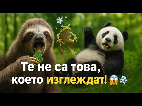 Видео: 10 животни, които ще те шокират! 😱 Природата има странно чувство за хумор