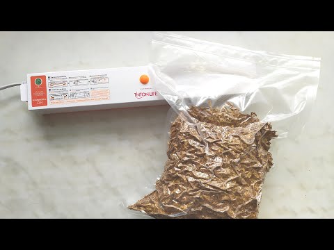 Видео: Хранение табака Вакуумирование табака Вакуумный упаковщик